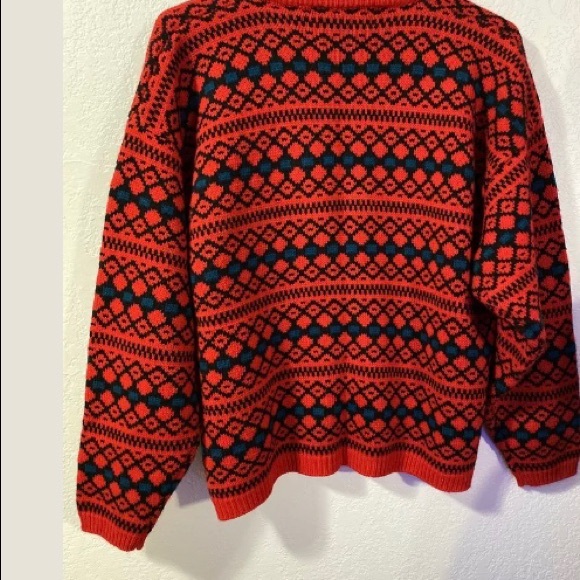 KNIT KNIT cardigan Red Made In China Size M - Picture 4 of 6